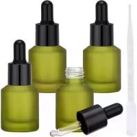ราคา Segbeauty 0.5oz Frosted Glass Dropper Bottles for Oils, 15ml Eye Dropper Bottle Refillable, 4pcs Green Essential Oil Bottles Empty, Liquid Travel Containers for Toiletries, Mini (1735053206019999707)