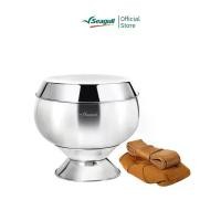 ราคา Seagull ชุดบาตรพระ สแตนเลส ขนาด 8 นิ้ว พร้อม ถลกบาตรและสายคล้องบาตร Monk Bowl (1735324043119723905)
