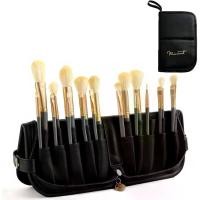 ราคา YLYZ Makeup Brush Bag, Waterproof Stand-Up Makeup Brush Holder Organizer, Travel Make up Brush Pouch Cosmetic Bags, Black (1735052848336111579)
