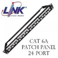 ราคา Link US-3224A CAT 6A Patch Panel 24 Port, Auto Shutter w/Cable Managment (1733698077504341404)