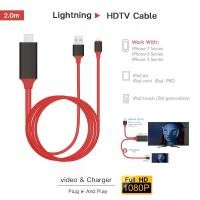 ราคา มีประสิทธิภาพ สายต่อไอโฟนเข้าทีวี สายต่อไอโฟนออกทีวี for Iphone to HDTV Cable สายแปลง for Iphone เป็น HDMI สาย for Lightning to HDTV 1080 P 8 Pines a HDMI MHL A HDMI Cable Conver (1734914146055653190)