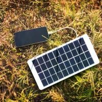 ราคา Solar Panel Charger Type-C Solar Panel 20W 5V Lightweight With 3-meter Cable (1734812635450279041)