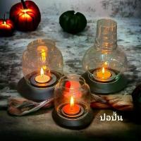 ราคา ♣ตะเกียงใหญ่ไม้เชิงเทียน เชิงเทียนทีไลท์ Candle Holder(ฺBic)✶ (1735452694304621699)