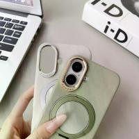 ราคา Compatible with iPhone 16 Pro Max Apple Phone Case 360 Rotating Stand Magnetic Apple 16 Protective Case (1733661955730409109)