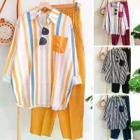 ราคา ชุดวอร์มผู้หญิง ชุดทูพีซ สไตล์ฤดูร้อน ทำจากผ้าฝ้ายลินิน ชุดลำลอง ทรงหลวม เสื้อเบลาส์และเสื้อยืดสีพื้น กางเกงขากว้าง เหมาะสำหรับชุด 2 ชิ้น Women Clothing (1730396874213264114)