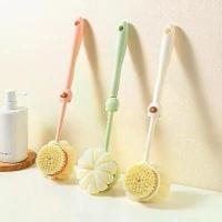 ราคา แปรงซิลิโคนสองด้านด้ามยาวรูปดอกบัว - แปรงล้างหน้า เครื่องมือนวดอาบน้ำ อุปกรณ์ขัดผิวในห้องน้ำ ปั๊ม ห้องน้ํา curtain rod curved shower ขวด สบู่เหลว ฉาก กั้น แบบ สําเร็จรูป ล้าง จาน (1733268709404804747)