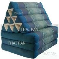 ราคา หมอนอิงTHAI PAN หมอนอิงพร้อมเบาะนอน หมอนสามเหลี่ยม 10 ช่อง 3 พับ นุ่นธรรมชาติ 100% Thai Triangle Cushion Pillow 3 Fold Kapok100% Filled (1735198732026021414)