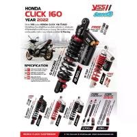 ราคา โค้ด 12DD800 โช็ค YSS HONDA CLICK 160 G-SPORT G-SERIES G-RACING G-TOP สปริงหน้า YSS FORK SPORT KIT แบบโหลด1นิ้ว (1734653037952599866)