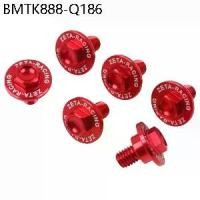 ราคา ZETA Fork Guard Bolt Kit Honda สีแดง ZE88-9112 น็อตยึดการ์ดโช้คหน้า CNC สำหรับ CRF/รถวิบาก (1735087560728675779)