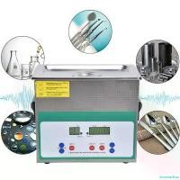 ราคา stromashop คุณภาพรับประกันได้ Ultrasonic Cleaner เครื่องทำความสะอาดโซนิค 3.2L 120W Digital Timer for Glass Jewellery สเปรย์ ไล่ หนู (1730871509412580093)