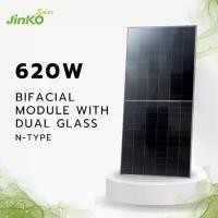 ราคา Jinko Solar 620W N-Type Bifacial Dual Glass แผงสองหน้า ประสิทธิภาพสูง สำหรับระบบโซล่าเซลล์ (1734599513983453178)