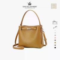 ราคา [COD] David Jones Paris Women Tote Bag กระเป๋าสะพายข้าง Pu Leather Female Handbag Lady Shoulder Bag (1732953658959889556)