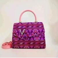 ราคา กระเป๋าถือทรงสแควร์ ผ้าทอพื้นเมืองร่วมสมัย (Modern Thai Silk Handbag) (1735361418454336777)
