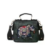 ราคา Doctor Bag Embroidered Bag Cartoon Elephant Women's Bag Indian Exotic Handbag Style Crossbody Bag (1733135934525376233)