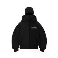 ราคา Satisfaction Hoodie Zipp Balaclava 375gsm SILENT STRATUM Black (1733477372607563292)