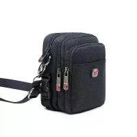 ราคา กระเป๋าสะพายข้าง Swiss Army Knife สำหรับผู้ชาย, กระเป๋าคาดเอวใส่โทรศัพท์ทำจากผ้าอ็อกซ์ฟอร์ด, กระเป๋าสะพายข้างขนาดเล็กสำหรับผู้ชายแบบลำลองสำหรับเล่นกีฬา (1734781527890101382)