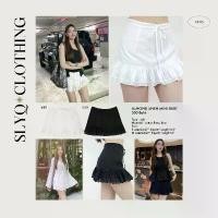 ราคา SLYQ ALMOND LINEN MINI SKIRT กระโปรงสั้นชายระบายเอวรูดผูกโบว์ กระโปรงสั้นชายระบายเอวรูดผูกโบว์ (1735430389546911150)
