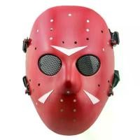 ราคา หน้ากาก Mask Friday The 13th วันศุกร์ที่ 13 Jason Voorhees เจสัน วอร์ฮีส์ C-9 สีแดง วัสดุ PC เกรด A สุดโหด Horror (1734936864975455929)