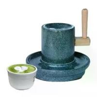 ราคา โม่บดชาเขียว โม่บดใบชา ขนาดเล็ก 10/12นิ้ว โมหินHand tea grinding stone pan (1732393856382895661)