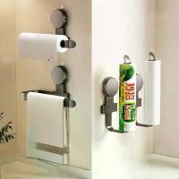 ราคา [Oossoo] Kitchen Paper Towel Holder, No-Drill Wall-Mounted Rack for Household Use, Storage Rack for Cling Film, Bags, Paper Rolls, and Cl (1735005533270804270)