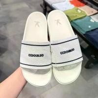 ราคา ❃CC double O LOGO SLIDE SANDALS รองเท้าแตะแบบสวม◈ (1735168003282994440)