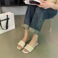 ราคา รองเท้าแตะสไตล์โรมันแบบไขว้สายสำหรับฤดูร้อน, รองเท้าชายหาด, รองเท้าแตะเปิดหน้าเท้าพื้นนุ่มพร้อมสายรัดหัวเข็มขัดสำหรับผู้หญิง 360 loop slide แตะหนีบส้นสูง รองเท้า howdy รองเท้ารัด (1734607957728200150)