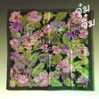 ราคา ผ้าพันคอ ผ้าคลุมไหล่ ผ้าไหม Jim Thompson Thai Silk Scarf ขนาด 33 x 33 inches (1735406859647485185)