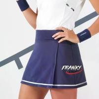ราคา [พร้อมส่ง] กระโปรงผู้หญิงสัมผัสนุ่มสำหรับใส่เล่นเทนนิส Women's Soft Tennis Skirt (1735310964970522594)
