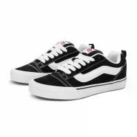 ราคา 【VANS OFF THE WALL】Knu Skool Classic Black Sneakers Unisex รองเท้าผ้าใบคลาสสิกสีดำ (1735009624851776913)