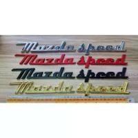 ราคา โลโก้ตัวอักษร มาสด้าสปีด งานโลหะ ขนาด 32 * 3 cm* Mazda speed * original letter logo car sticker for Mazda 2 3 6 CX5 CX3 (1735110806684599561)