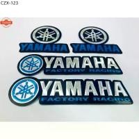ราคา ♕สติ๊กเกอร์ Yamaha Sticker สติกเกอร์ สีฟ้า แต่งรถ ติดรถ โลโก้ Blue Logo 3D ปั๊มนูน 4ชิ้น มอเตอร์ไซค์ ยามาฮ่า mslaz yzf r3✫ (1735036311826302456)