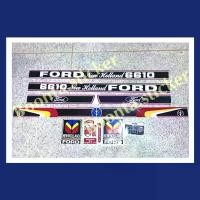ราคา Ford Tractor Sticker Model 6610 / 4 Colors / Ford Newholland 6610 Screen Printing Work / Beautiful Color / Long Lasting / Detailed Work (1735477387138794544)