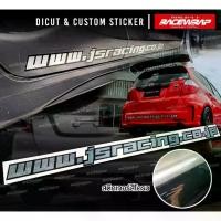 ราคา [Tiktok] Stickers www.js Js Racing Url Sticker, Long Sheet for Attaching to the Rear Bumper and Side of the Car, Js Racing Sticker (1735326618887882165)