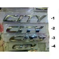 ราคา โลโก้ ฮอนด้า ซิตตี้ อักษร LOGO Sticker HONDA CITY ZX Type Z i-DSI Vtec (1733815999997445345)