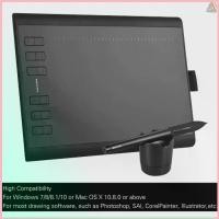 ราคา มือสองแท็บเล็ต จอพร้อมปากกากราฟิค วาดภาพ เม้าส์ไร้สาย Huion Graphic Drawing Tablet Micro USB 1060+ 10 นิ้ว wacom 3tc ซีโอดี (1735440361725069189)