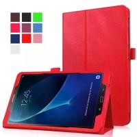 ราคา 【Crystal】 Tab A6 10.1inch 2016 Tablet SM-T580 T585 T587 Case PU Leather Stand Cover Auto Sleep/Wake for Samsung Galaxy Tab A A6 10.1 Case (1734852121300075944)
