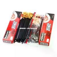 ราคา (ซี่วิบาก) ซี่ Osaki 21/18 KLX140/150/230 ดำหมุดทอง, ดำหมุดแดง, ซิ้งค์ **ใส่กับวงล้อ SSTRONG และ AKEI ไม่ได้** จาน เวฟ ปั้ม เบรค (1734130022847644863)