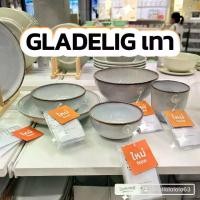 ราคา CODIKEA ชุดจานชาม ชุดจาน ชุดชาม จานแบ่ง จานก้นลึก ชาม จาน GLADELIG เทาTikTok (1734653444969039598)