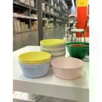 ราคา COD ชามเด็ก ชามพลาสติก IKEA ชาม แพ็ค 6 ใบ คละสี สินค้าพร้อมส่งTikTok (1734756941883803248)