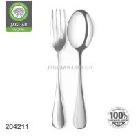 ราคา JAGUAR ช้อนส้อม สแตนเลส ตรา จากัวร์ หนา 2.0 mm. ลายวิคตอเรีย ช้อน ส้อม ช้อนส้อมทานข้าว Food Grade แพ็คละ 12 คู่ (1735307539952338289)