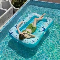 ราคา PVC อาบแดดลอย Raft Dual-ใช้สระว่ายน้ำ FLOAT ที่นอน Thicken พับสระว่ายน้ำ Lounger เตียงอุปกรณ์สระว่ายน้ำ (1734990210552006087)