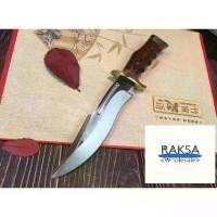 ราคา แนะนำ RAKSA Wholesale CL01 มีดโบวี่ มีดโบวี่ทหาร มีด มีดพกพา มีดเดินป่า มีดใบตาย มีดสวย 58HRC วัสดุ3CR13MOV แถมซองไนลอนหนา (1735501011059639303)