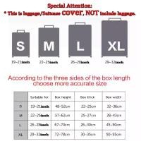 ราคา ผ้าคลุมกระเป๋าเดินทาง พิมพ์ลายสัตว์น่ารัก ข้ามกำแพง สำหรับกระเป๋าเดินทาง (แมว สุนัข และแพนด้า) ผ้าคลุมกระเป๋าเดินทางป้องกัน รถเข็น เหมาะสำหรับการเดินทาง มีขนาด 18-32 นิ้ว XLXT (1732948245411235599)