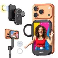 ราคา หน้าจอ SYNCO XView M4AI สำหรับเซลฟี่แบบท่าทางสำหรับ iPhone 7 และซีรีส์ 17 หน้าจอแสดงผลกล้องหลังไร้สายพร้อมโหมดความเป็นส่วนตัว ระยะการใช้งานได้ถึง 164 ฟุต หน้าจอ Vlogging กล้องหลั (1734430517778613370)