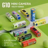ราคา [COD] กล้องดิจิตอล 2K รุ่น G10 หน้าจอ TFT LCD กล้องพวงกุญแจ รองรับการ์ดหน่วยความจำ กล้องวิดีโอขนาดเล็กมาก บันทึกวิดีโอ 360 องศา° เลนส์หมุนได้ (1734748735866111697)