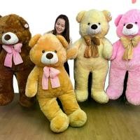 ราคา ตุ๊กตาหมีเท็ดดี้แบร์ teddy bear 150cm ตุ๊กตาหมียักษ์ หมีขน ขนนุ่ม ตัวนิ่ม ดูในวีดีโอได้ค่ะ หมอน นุ่ม นอน สบาย (1734252403426428651)