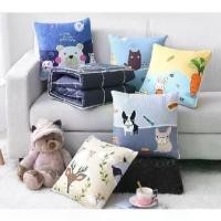 ราคา [จัดส่งทันที] หมอนผ้าห่มแบบผ้านวม หมอนอิงอเนกประสงค์ ผ้าห่มพับได้ สามารถพับเก็บได้เป็นระเบียบ หมอนผ้าห่ม 2 in 1 เบาะผ้าห่ม หมอนโซฟา หมอน หมอนพกพา (1734529638741083270)