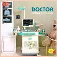 ราคา Toy HobbiesTK113 โรงพยาบาล เครื่องมือ จำลอง ชุดหมอเด็ก รถเข็นสถานีเคลื่อนที่ หูฟังแพทย์ ชุดของเล่นสถานีแพทย์ ชุดของเล่นรถเข็นแพทย์ บ้านของเล่น (1734482924826625266)