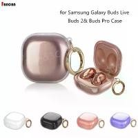 ราคา เคสใสสำหรับ Samsung Galaxy Buds Live/Buds 2/Buds Pro เคส TPU นุ่มพร้อมห่วง สำหรับ Galaxy Buds Live/Buds 2/Buds Pro (1734771653783487912)
