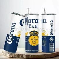 ราคา แก้ว Tumbler ขนาด 20 ออนซ์ ลาย Corona รักษาอุณหภูมิร้อนหรือเย็น พร้อมฝาปิดและหลอดดูด ดีไซน์สร้างสรรค์สไตล์เม็กซิโก ขวดน้ำสูญญากาศสแตนเลสรูปกระป๋องเบียร์ (1735424092111734510)